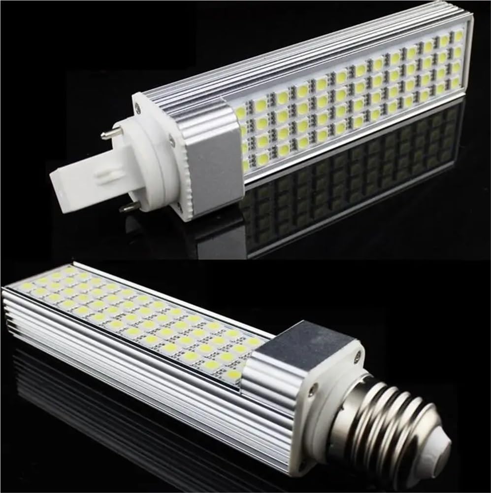 Wide Voltage Lights 30pcs lot AC85-265V 13W E27 LED Corn Bulb Light 52pcs SMD 5050 180 Degree Aluminum — view 3