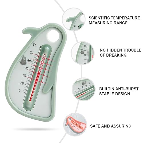 Miniatura 6 de Water Temperature Measurement Tool Penguin Bath Thermometer for Babies and Safe Bathing Water Gauge Floating Cartoon Design Random Color Random Color