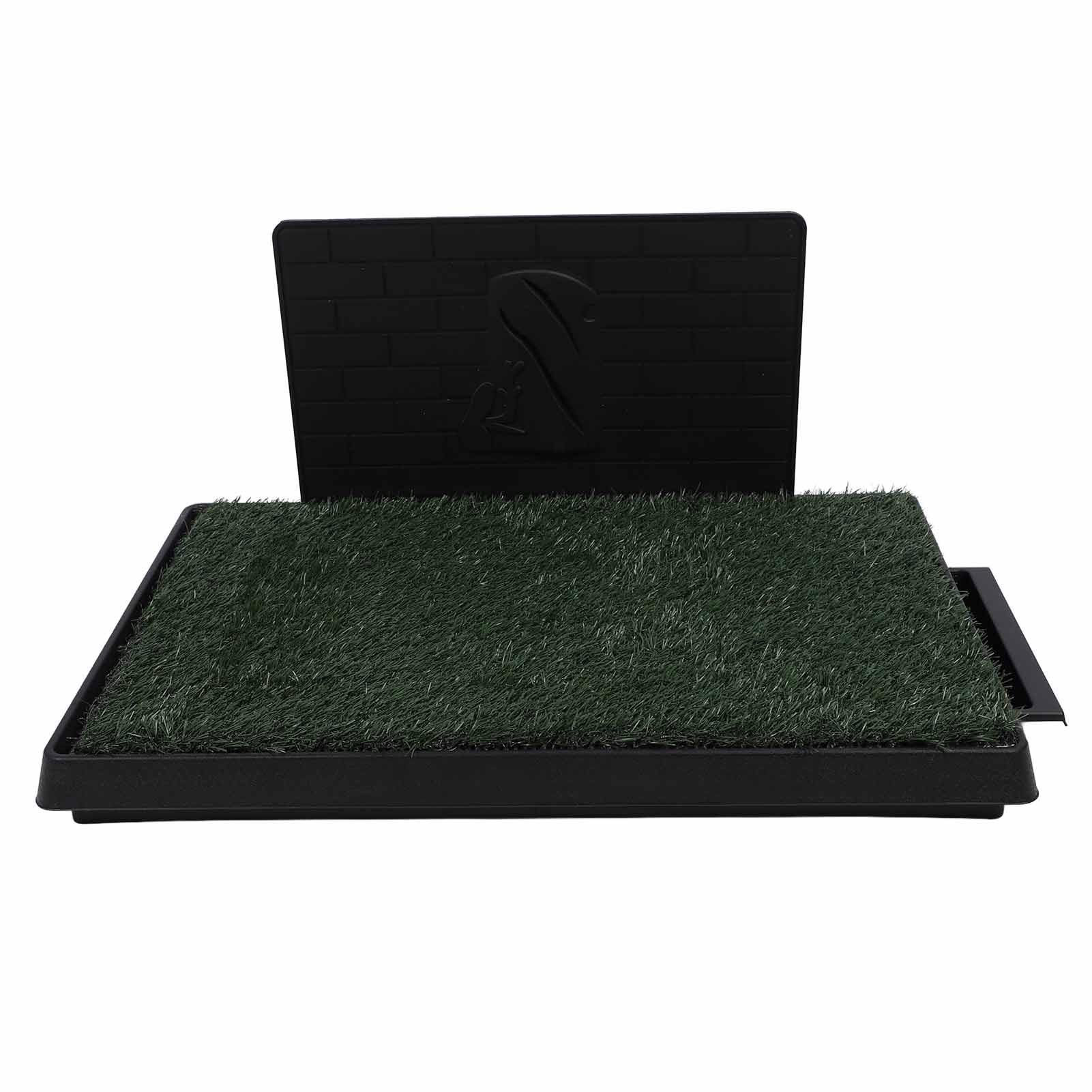 Almohadilla para Orinar de Hierba para Perros, Bandeja para Orinal de Hierba para Perros de Adiestramiento de Cachorros para Perros Medianos y Grandes para Interiores y Exteriores