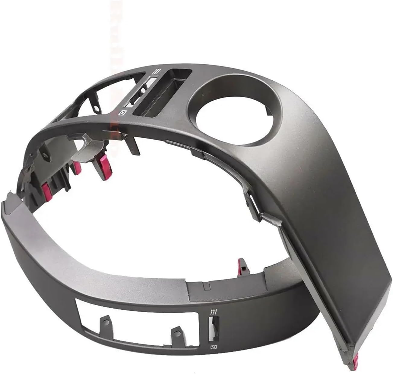 Air Outlet Ruili357 Car Dashboard Air Vents Trim Frame Fit for Toyota Prius 2004-2009 Air Conditioner Outlet Panel Cover Chrome Attractive and Durable(A Left Panel)