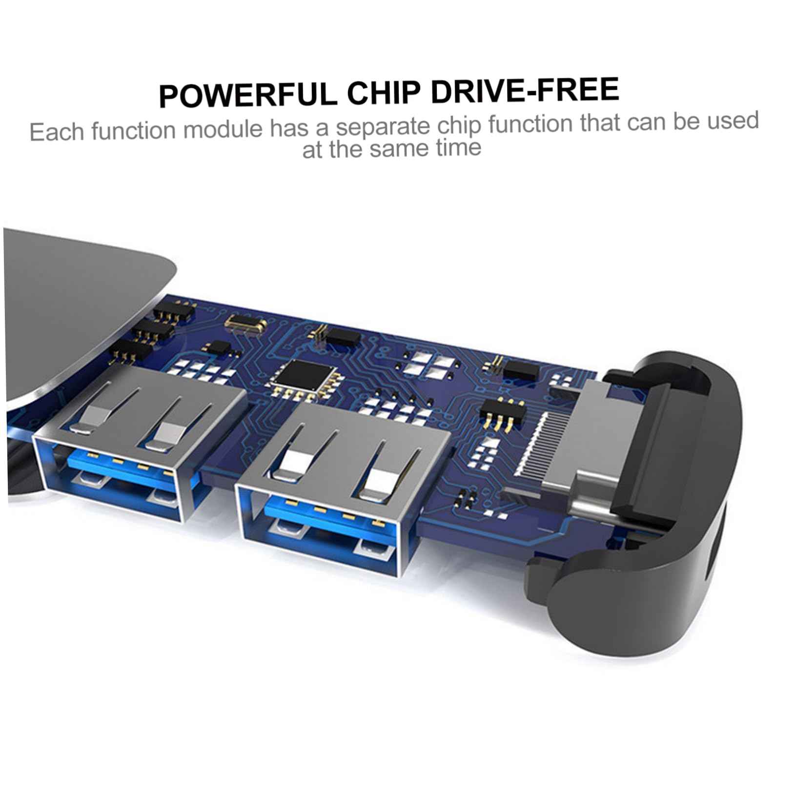 UKCOCO 2 Pezzi Hub Usb 3.0 Hub Dati A 4 Porte Per Laptop Telefono Hub Multifunzione Portatile Adattatori Di Hub Usb Ad Alta Velocità Otg