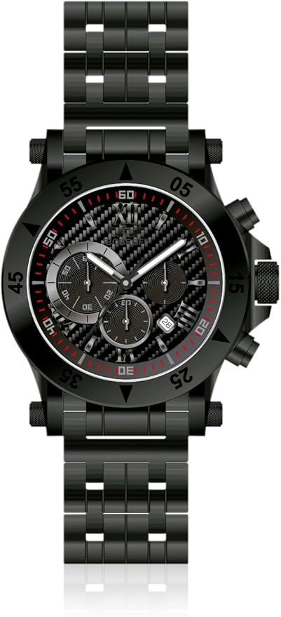 Bobroff Reloj Hombre Analogico Cuarzo con Correa de Acero BF1001M21M