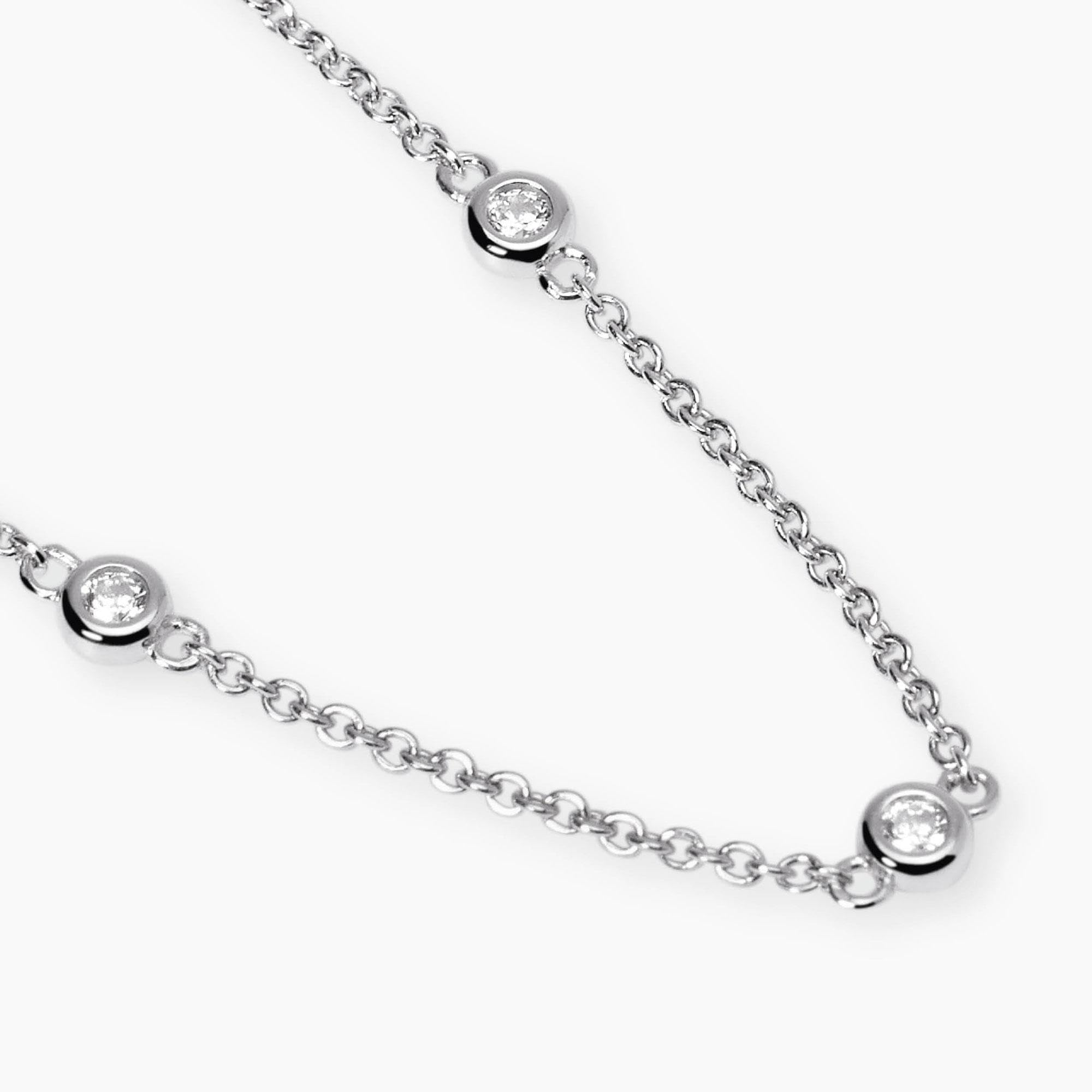 Mabina Gioielli - Girocollo con punti luce in diamanti lab-grown - 553815