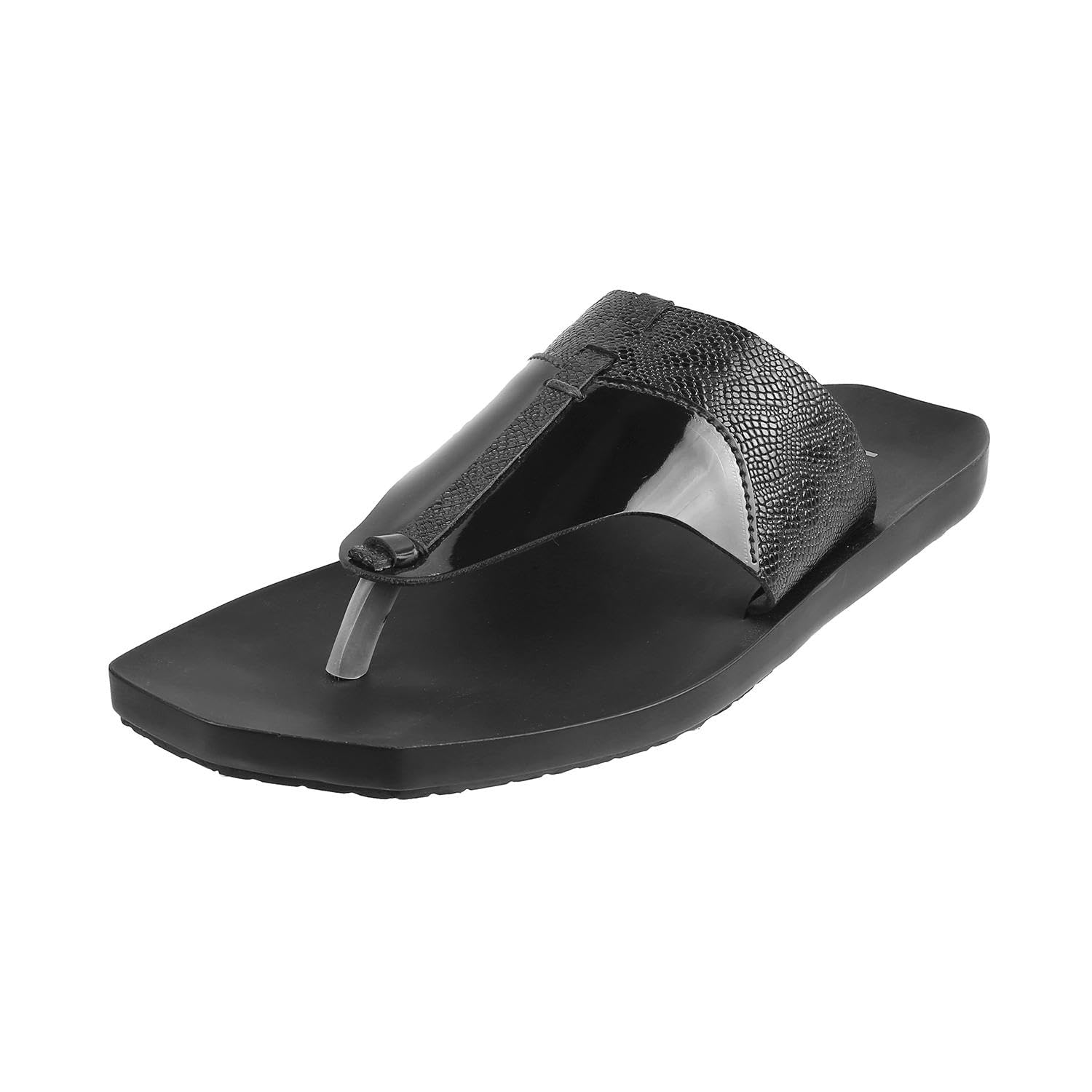 Mochi Men Black Leather Thong Chappal UK/7 EU/41 (16-167) (B0CPTG9BR7) Amazon Price History, Amazon Price Tracker