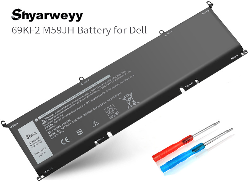Amazon.com: Shyarweyy 15 9500 69KF2 86Wh Battery for Dell