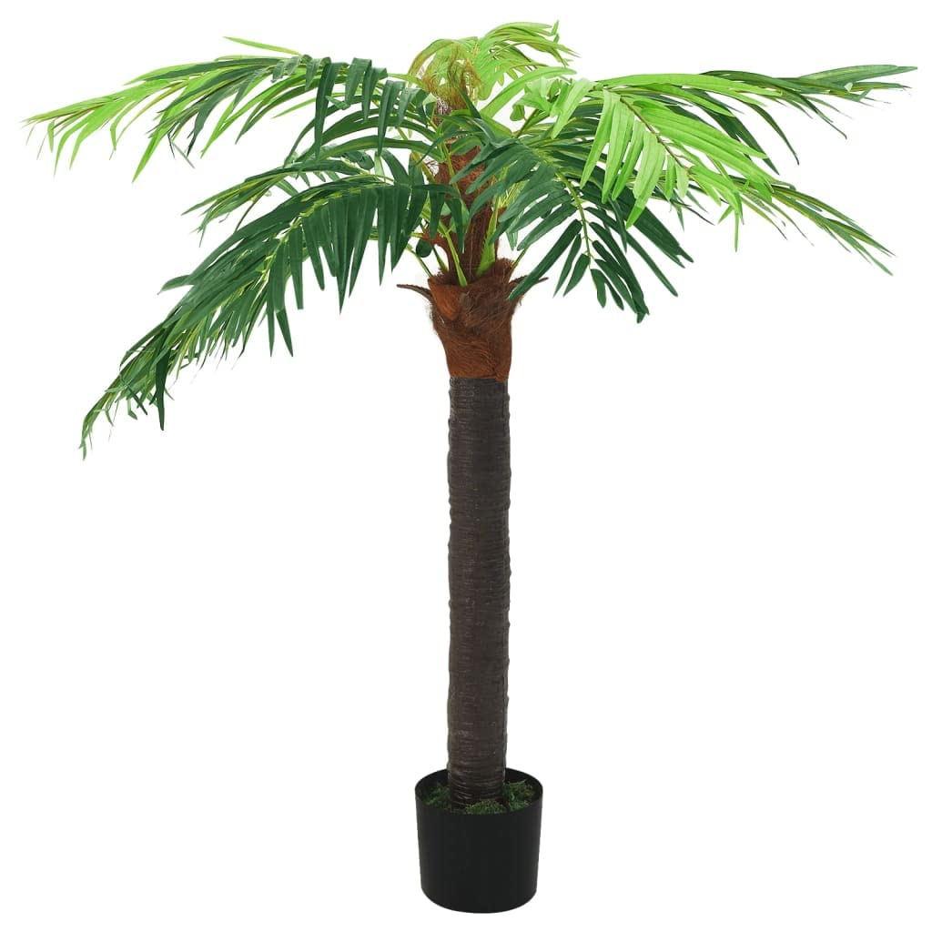 Palmier artificiel phénix 190 cm vert avec pot et 12 feuilles