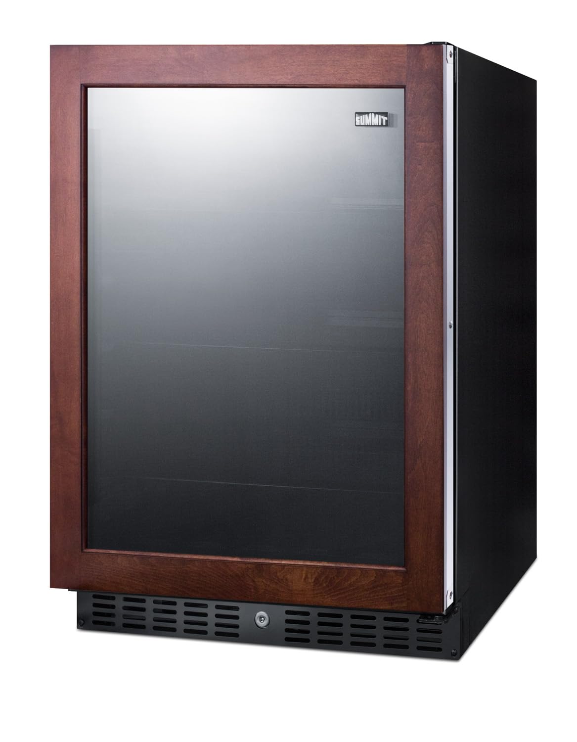 Summit 24" Refrigerator, 4.63 cu.ft. Capacity, Built-In Beverage Center, ADA Compliant, Glass Door, Panel Ready* - AL57GPNRLHD *Panel Not Included (Left Handed Door Swing) - View 6 | Fridge.com