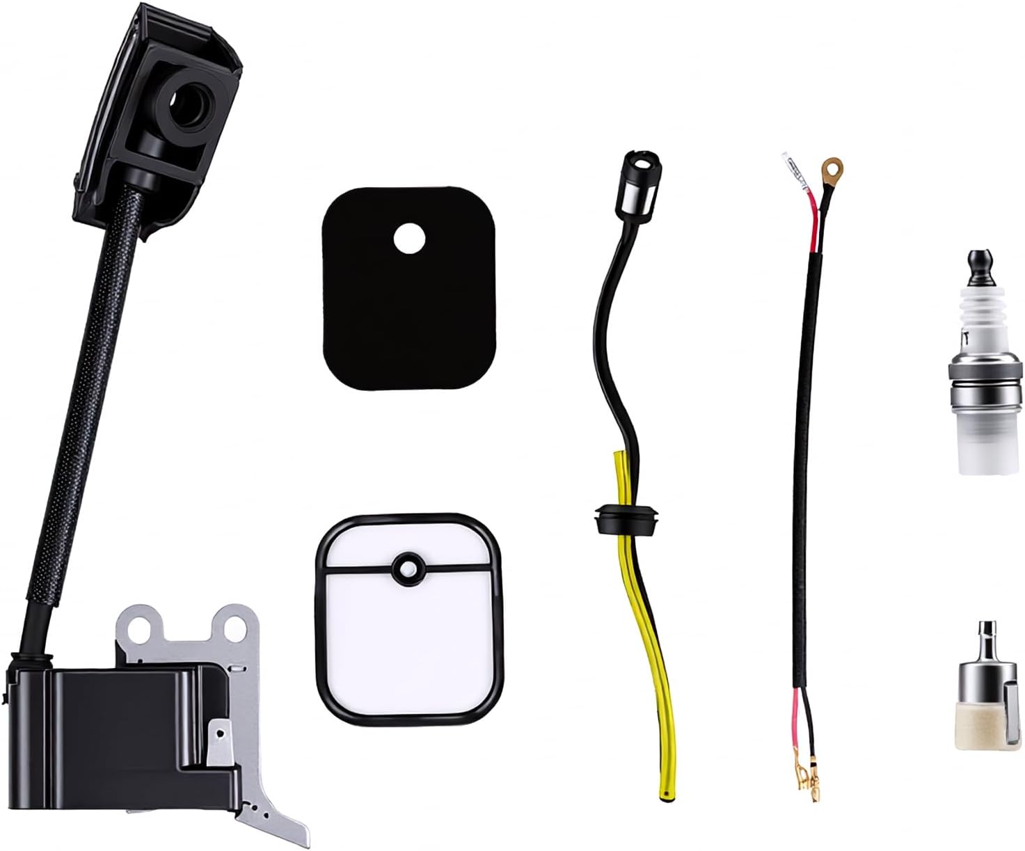 588142101 Ignition Coil Kit for RedMax BCZ230TS BCZ260TS GZ23N GZ25N | includes ignition coil, air filter, fuel filter, spark plug; quick installation;essential for landscaping season prep;