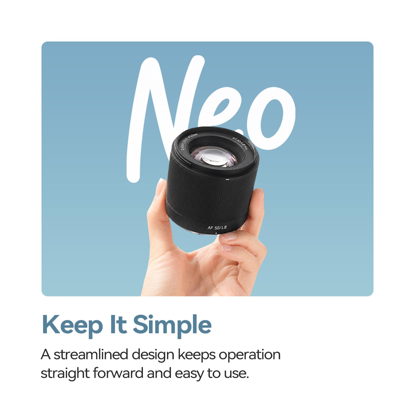 TTARTISAN 50mm f/1.8 Neo L Autofokus-Vollformat-Festbrennweite für L-Mount | Leichtes DIY-Design mit 3D-gedruckter Objektivhülle für Anfänger kompatibel mit T TL TL2 CL SL
