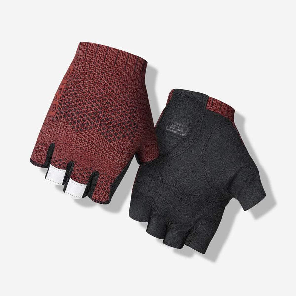 Giro Xnetic Mens Road Cycling Gloves - Ox Blood (2020), Medium