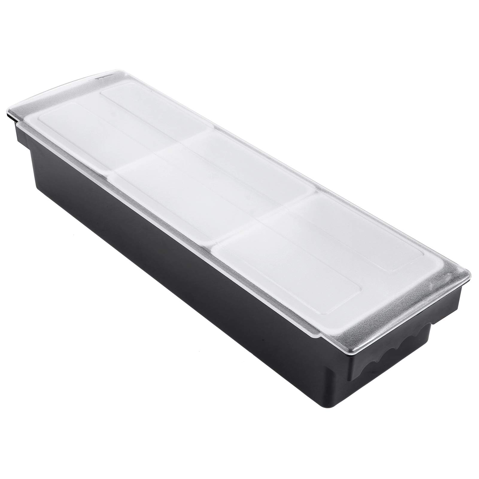 Caja de Condimentos, Bandeja Transparente para Condimentos con Tapa, Recipiente de Almacenamiento de Cocina para Fruta de Caramelo de Especias de Azúcar Salada, Dispensador de 3/5 Compartimentos