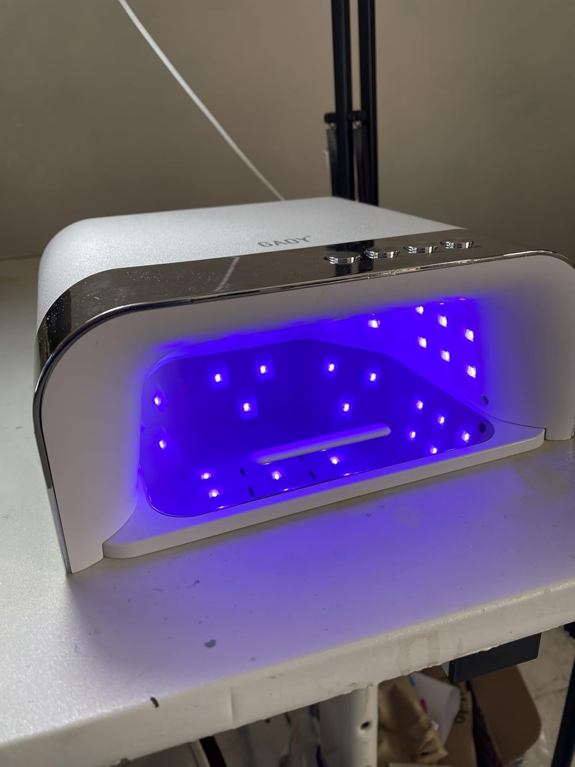 GAOY Professional UV Nail Lamp, Big Cavity Design for Long Nails, 36 LED Fast Curing Light with Infrared Sensor for Salon Gel and Acrylic Polish