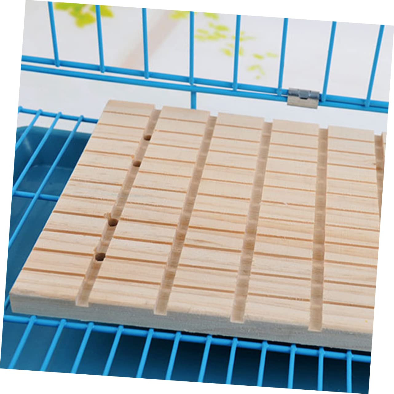 GANAZONO Tiragraffi per Conigli e Piccoli Animali Domestici in Legno Resistente 27x20x1,5 Cm, Cuscinetto per Zampe per Cincillà, Porcellino D'india e Furetti, Accessorio per Cura Unghie