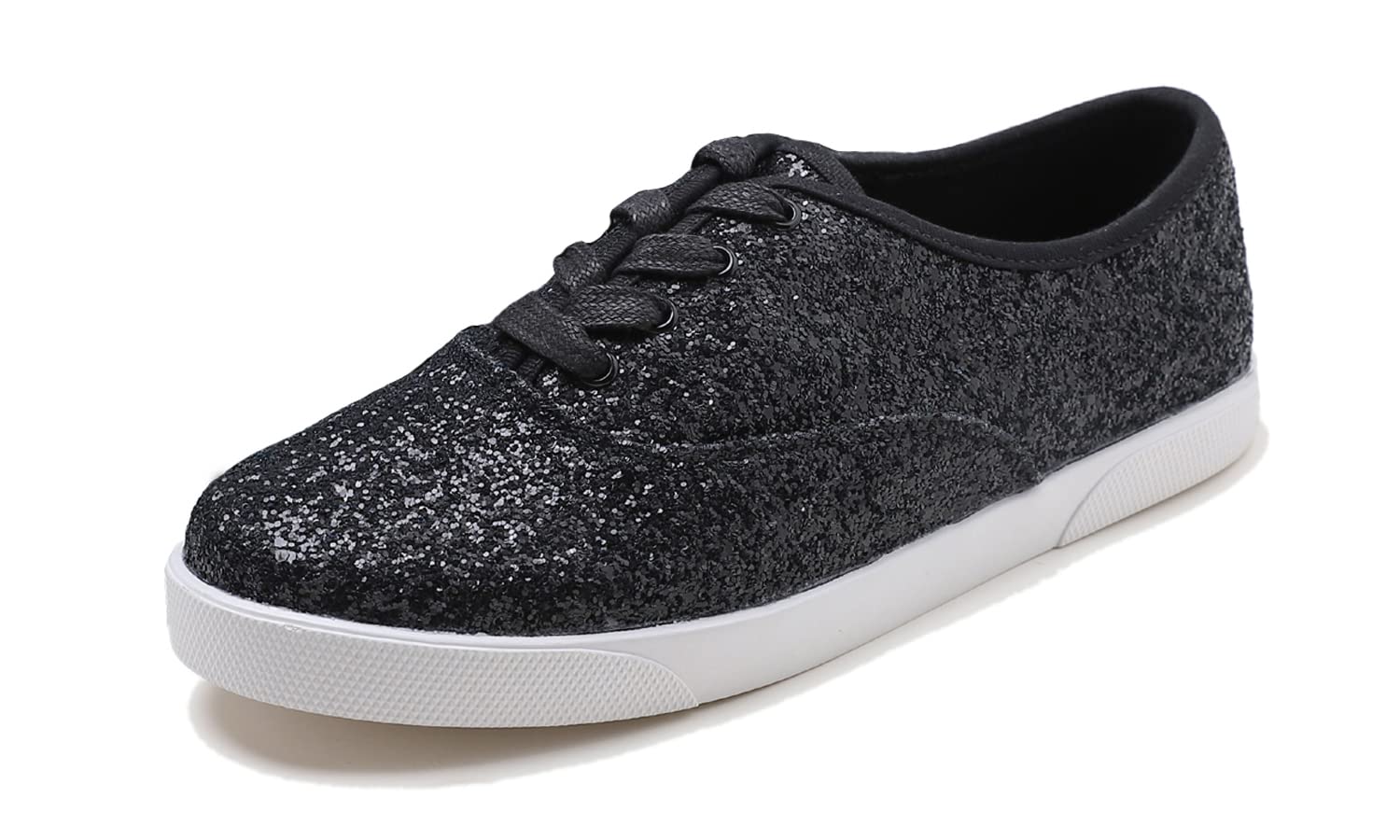 Feversole Womens Fashion Dress Sneakers Party Bling Casual Flats  Embellished | Desertcart Bahamas