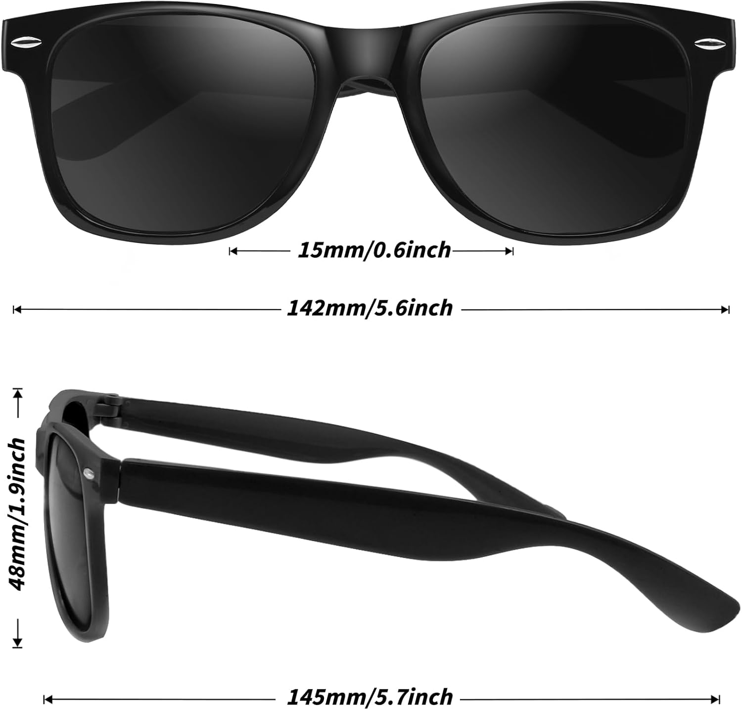 Oleitodh 40/100/150 PCS Black Sunglasses Party Favors, Wedding Sunglasses Boys Girls Summer Beach Pool Birthday Supplies