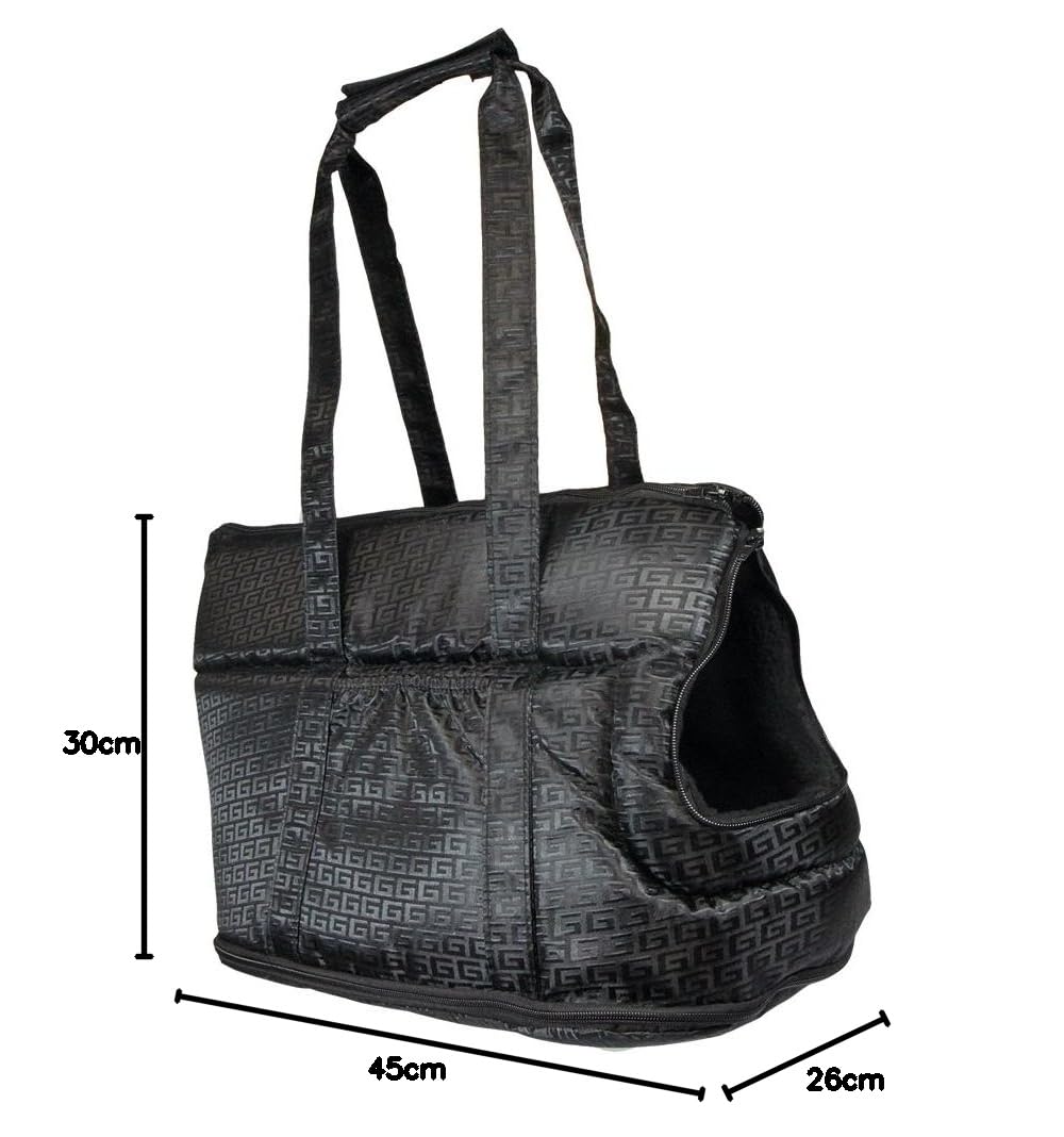 TRIXIE Bolsa Riva, Nylon, 26x30x45 cm, Negro