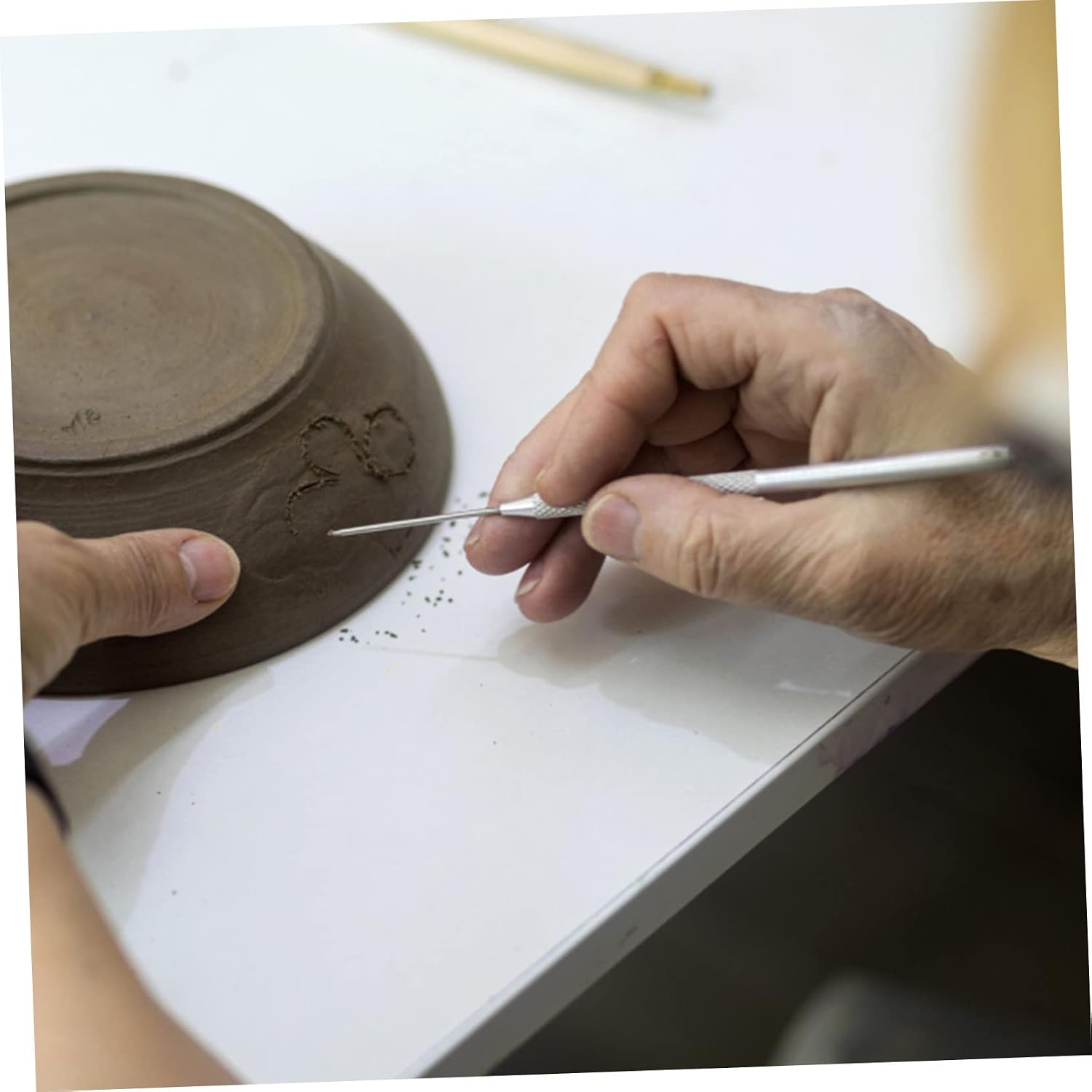 12 Piece Clay Scrapers Set for Pottery Sculpture and Craft Projects