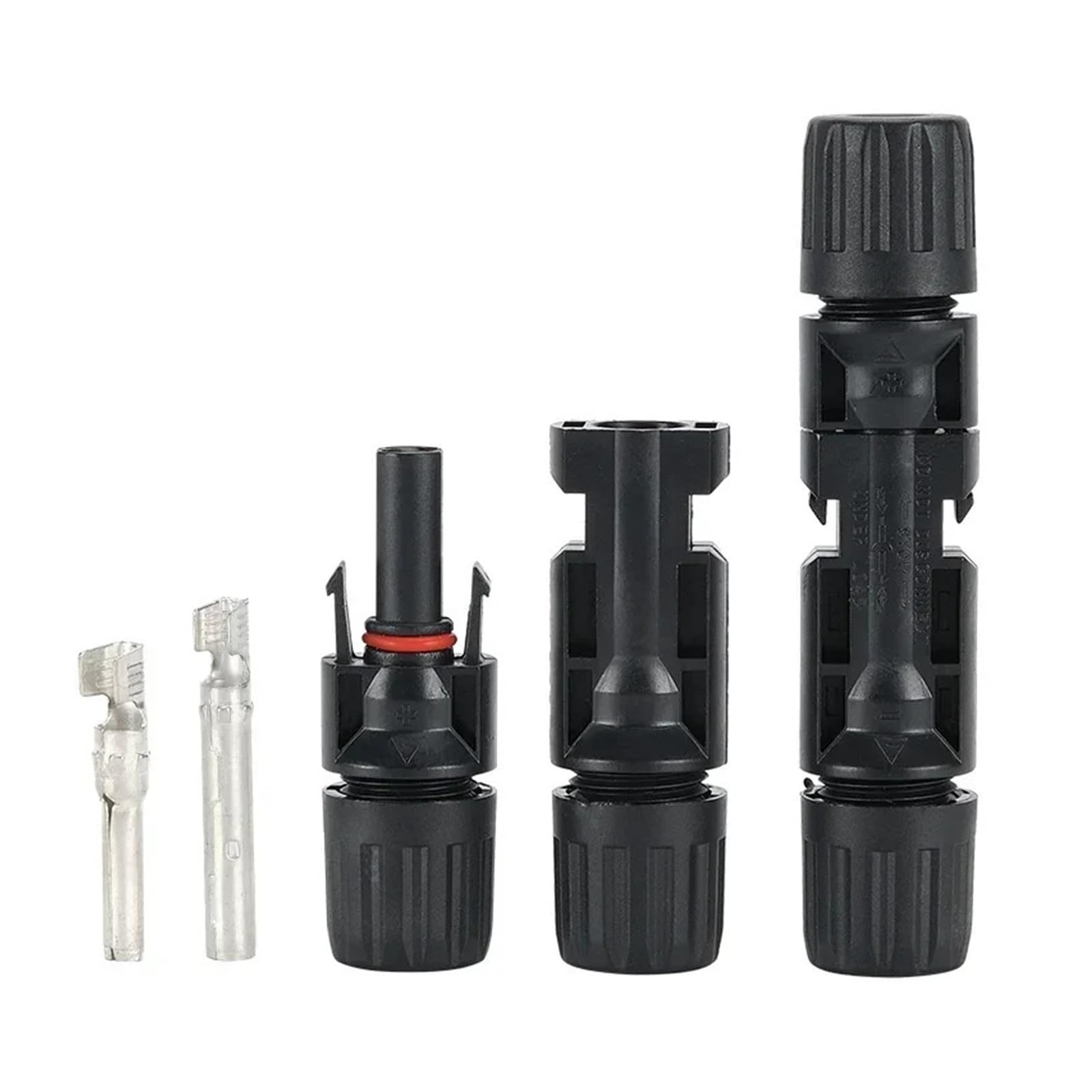 solar stecker Solar-PV-Anschluss 1000 V 30 A T-Typ Y-Typ-Anschluss IP67 Männlich zu Weiblich Solar Parallel for Solarmodule und Photovoltaiksystem(H Set,1 Sets)