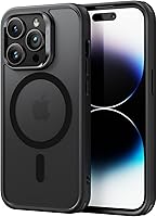 Vista 145 de ESR Serie Cloud Funda para iPhone 15 Pro con MagSafe, soporta carga magnética, delgada, de silicona líquida, absorción de golpes, protección
