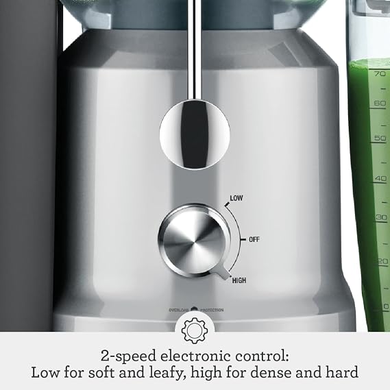 Breville BJE430SIL Juice Fountain Cold, 70 fl oz, Silver