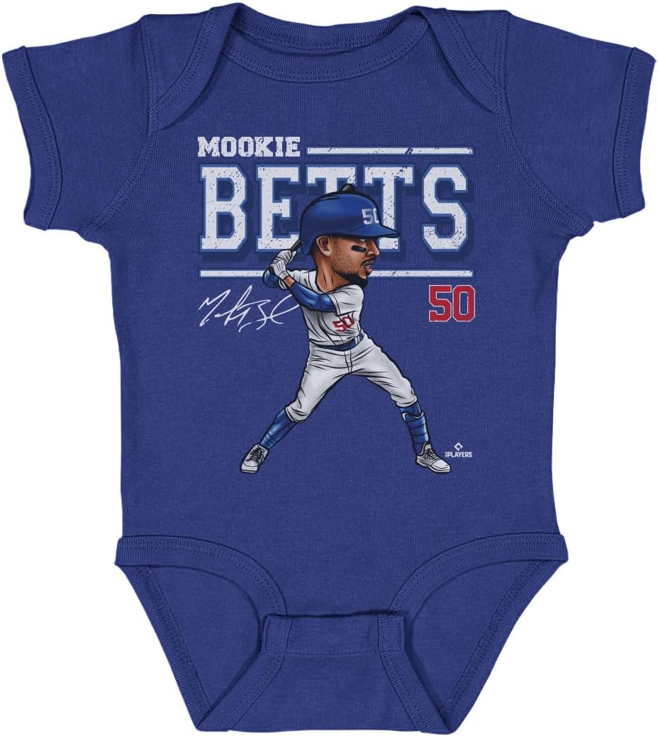 500 LEVEL Mookie Betts Baby Clothes - Mookie Betts Cartoon