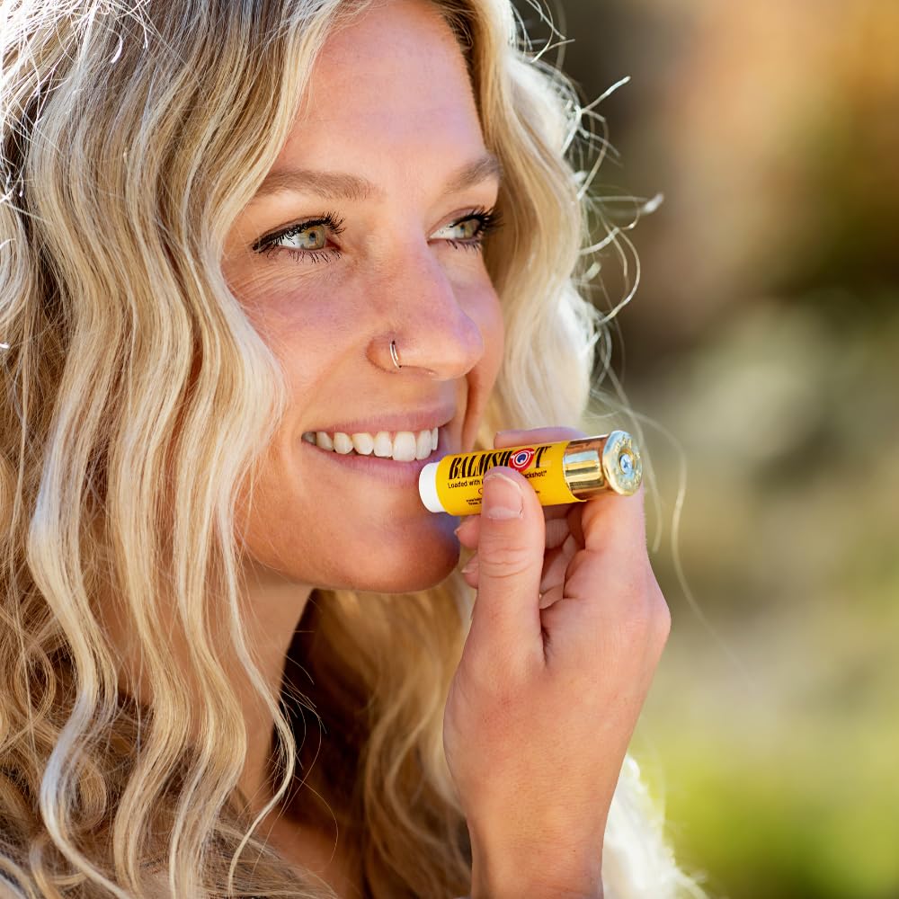 BALMSHOT Lip Balm Two Pack of Classic & Cool Mint