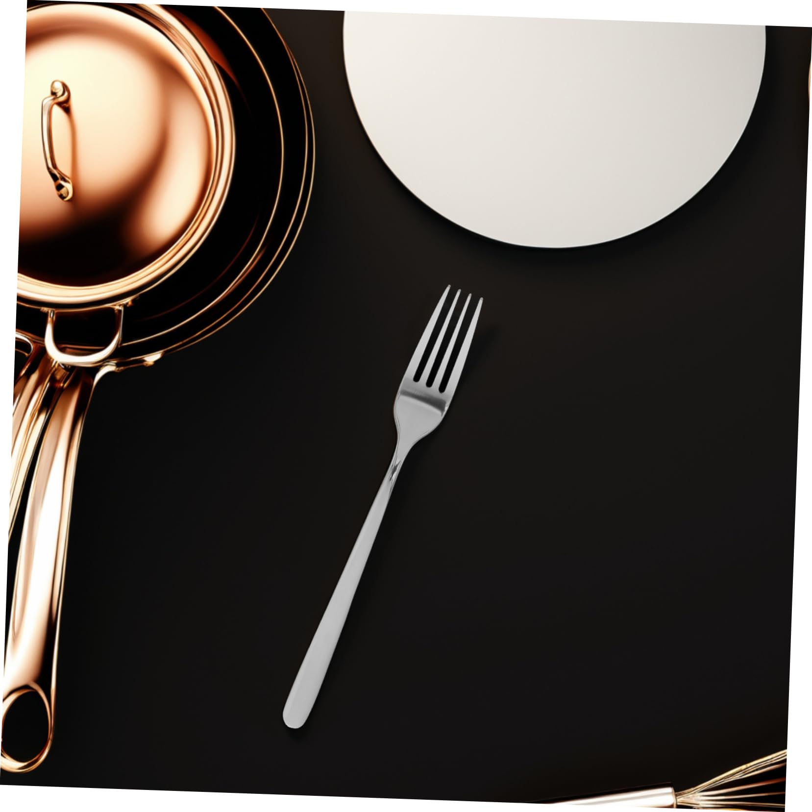 Yardenfun 12pezzi Forchette in Inox Lavabili in Lavastoviglie Per Antipasti Insalate Dessert Uso Domestico e Feste