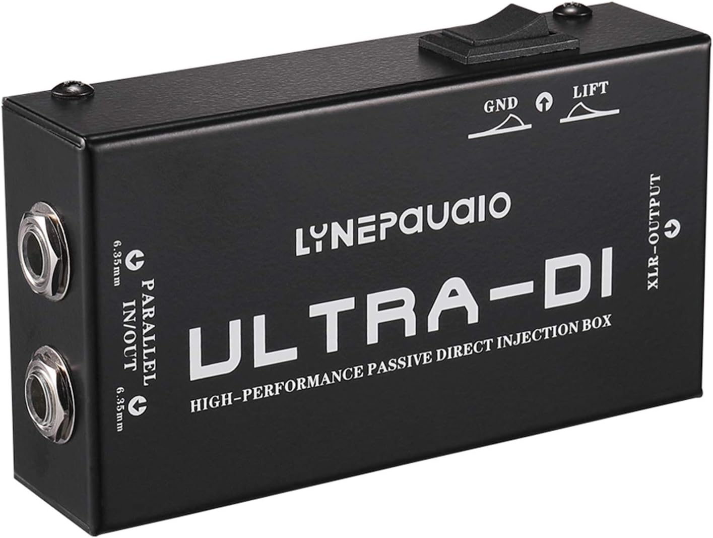 Homgee High-Performance Passive DI-Box Direct Injection Box Balanced & Unbalance Audio Signal Converter with XLR TRS Interfaces for Electric Guitar Bass Live Performance