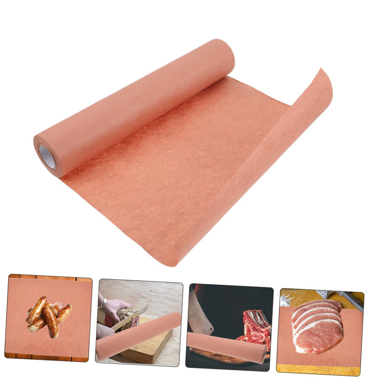 1 Carta Rosa Carta da Forno Antiaderente per Barbecue Decorazione Torte e Avvolgimento Cibo per Pane e