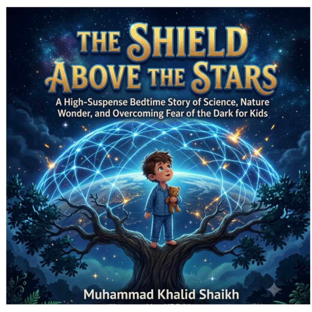 The Shield Above the Stars: A High-Suspense Bedtime Story of Science, Nature Wonder, and Overcoming Fear of the Dark for Kids
