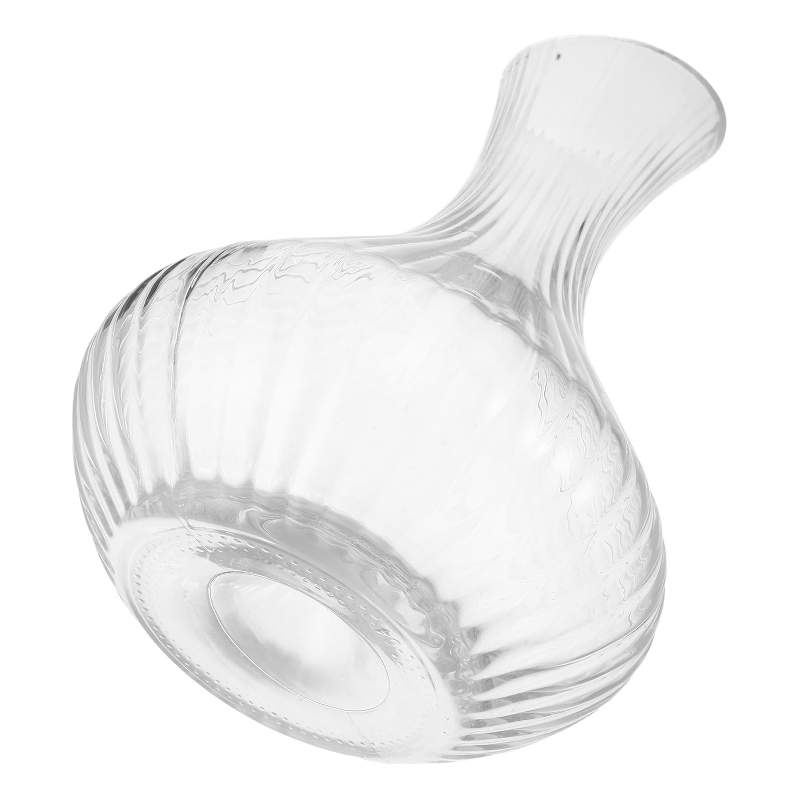 Decantador de Vino y Vidrio Boca Inclinada 1580ml Diseño a Rayas