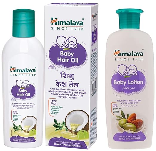 Buy Himalaya Baby Hair Oil 200 ml(1 Count) & Himalaya Baby Lotion