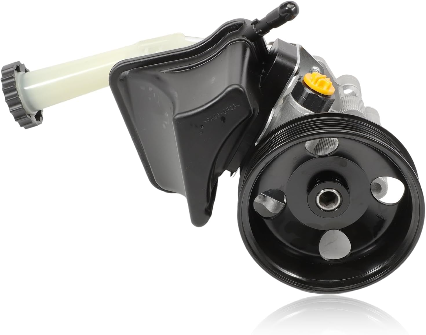 Power Steering Pump with Pulley Reservoir for 2012-2019 Charger 6.2L 6.4L & 2014-2018 6.2L 6.4L Challenger & 2013-2015 6.4L Grand Cherokee V8 SRT 5181854AA 5181778AB RL181778AB
