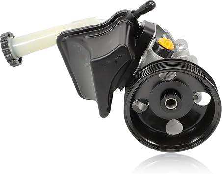 Power Steering Pump with Pulley and Reservoir, Replaces 5181854AA