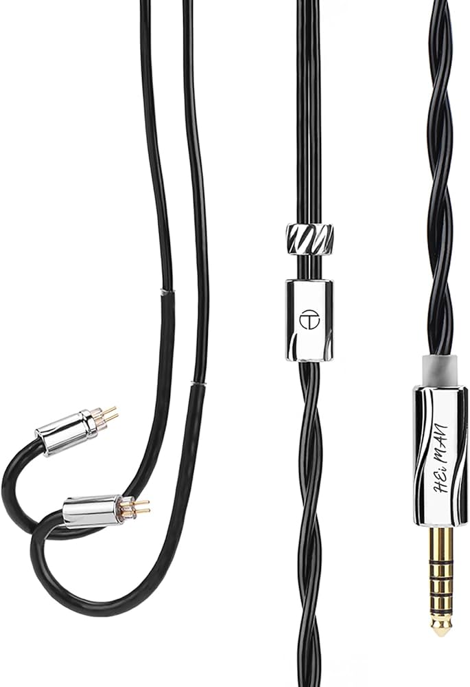 Amazon | Linsoul TRN Heiman単結晶銅銀メッキ+純銀混合で編み込み