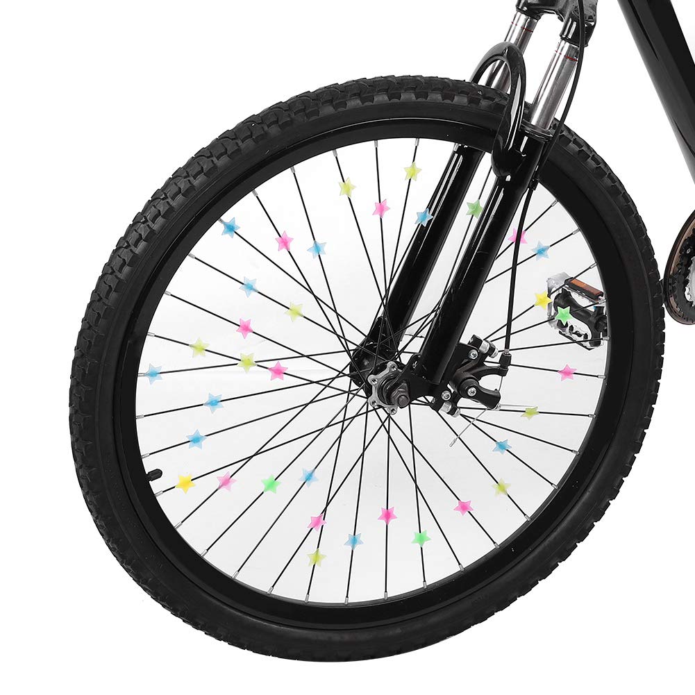 Watris Veiyi Spoke Clicker Bicycle, Bicycle Spoke Clips, Plastic Reflectors Bicycle - Image 3