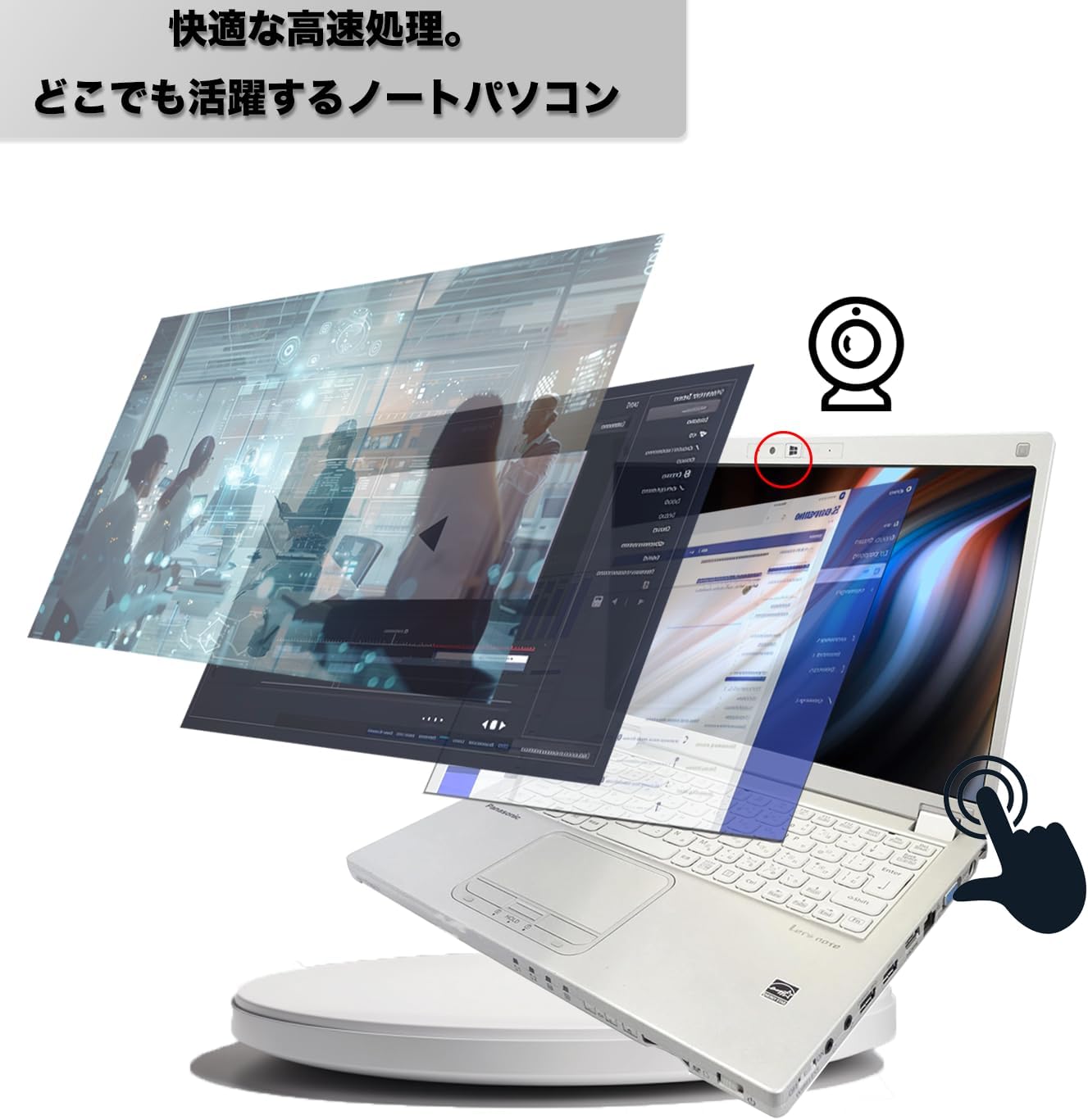 【整備済み品】軽量ノートパソコン パナソニック Let's note MX5 第6世代 インテル i5 6200U(2.3G
