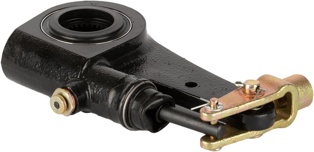 R801074 Automatic Slack Adjuster 1.5" Diameter, 28 Spline Teeth 6" Lever with Clevis Replaces Meritor R801074 801074 R803112 803112