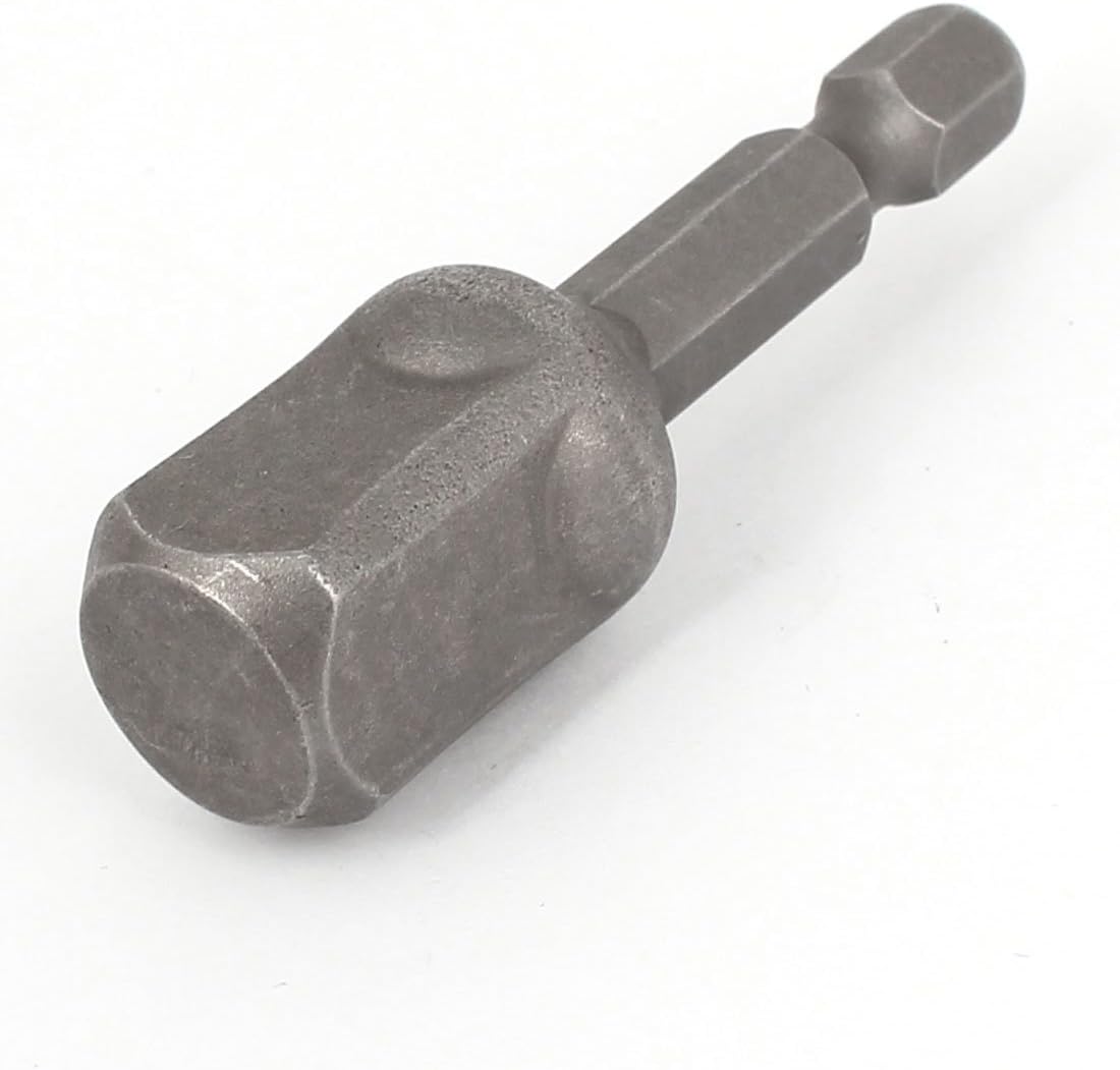 uxcell Socket Adapter Adaptor Set 1/4" Hex Shank to 1/2" Impact Driver Drill