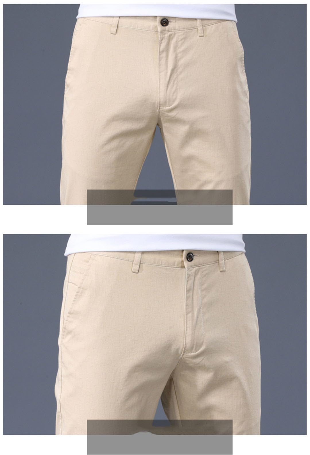 Vogrtcc Pantalones Casuales Delgados De Ajuste Regular para Hombres Pantalones Rectos Pequeños De Negocios