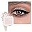 FeiCuiYun Glittler Single Eye Shadow Palette Makeup, Sheer White Sparkle Shimmer Monochrome Eyeshadow For Older Women, Pigmented Waterproof Sombras Para Ojos, Vegan, Talc, Paraben & Cruelty Free, 02