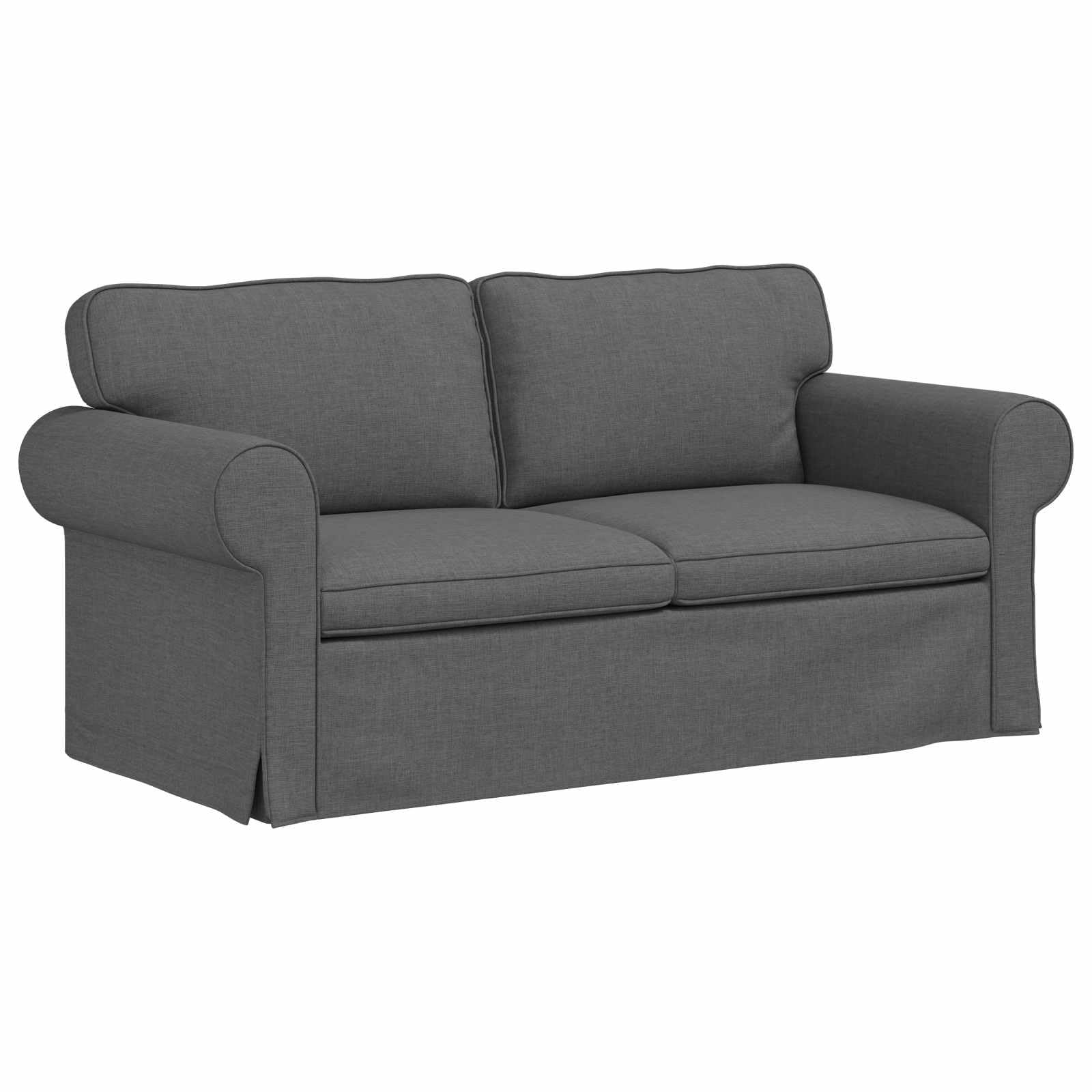 vidaXL Divano Grigio Scuro 175 x 82 x 80 cm Tessuto, Divano Moderno, Design Ergonomico, Arredo Sezionale, Soggiorno Confortevole, Poltrona Contemporanea