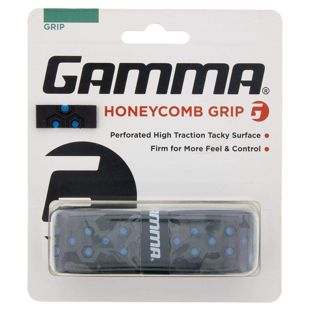 GAMMA Sports, Tennis Honeycomb Replacement Grip, Firm Feel, Moisture Wicking Surface, Durable, Mulitple Colors, Racket, Racquet Grip, High Traction Surface, Versatile