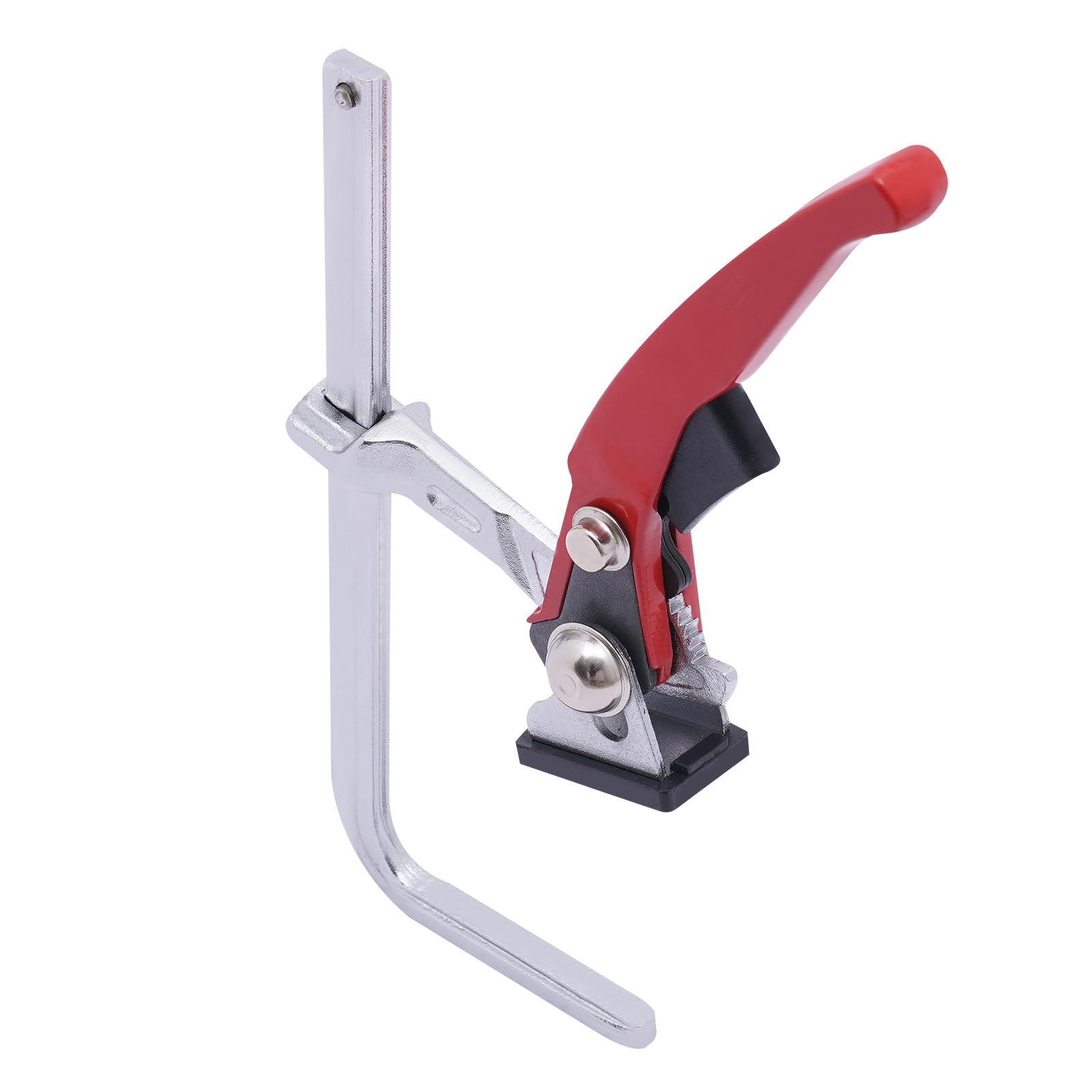 2 morsetti per binario, morsetto da tavolo, morsetto a cricchetto, diametro 160 mm, forza di serraggio 220 kg, morsetto per la lavorazione del legno,