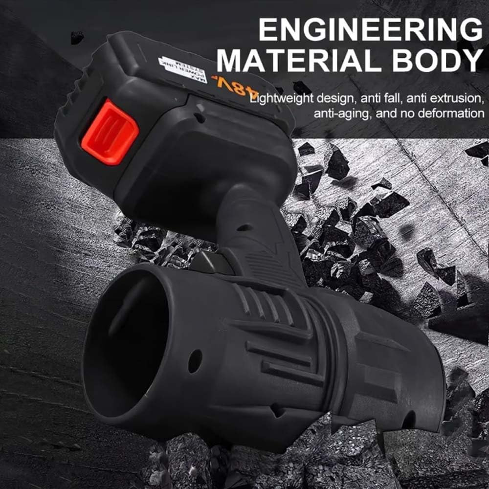 Turbo Jet Soplador de hojas, 350 W, motor sin escobillas con batería de 6000 mAh y cargador, velocidad continua, 30.000 rpm, Jet Dry Mini para coche, esquina de jardín, estambre (rojo)