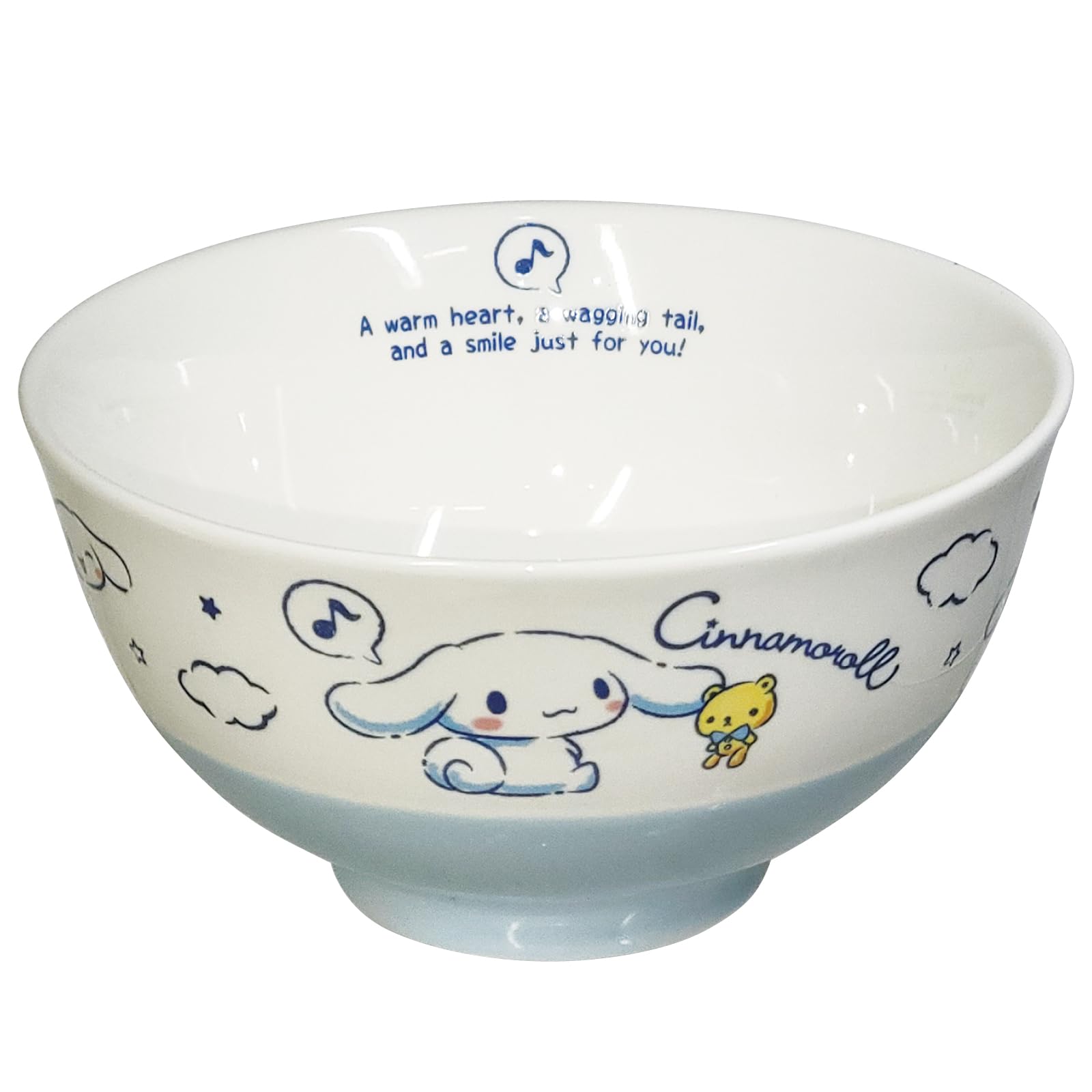 Sanrio Cinnamoroll, Rice Bowl, Blue Sky Photo, Cinnamon, Blue, Sanrio Goods, Tableware