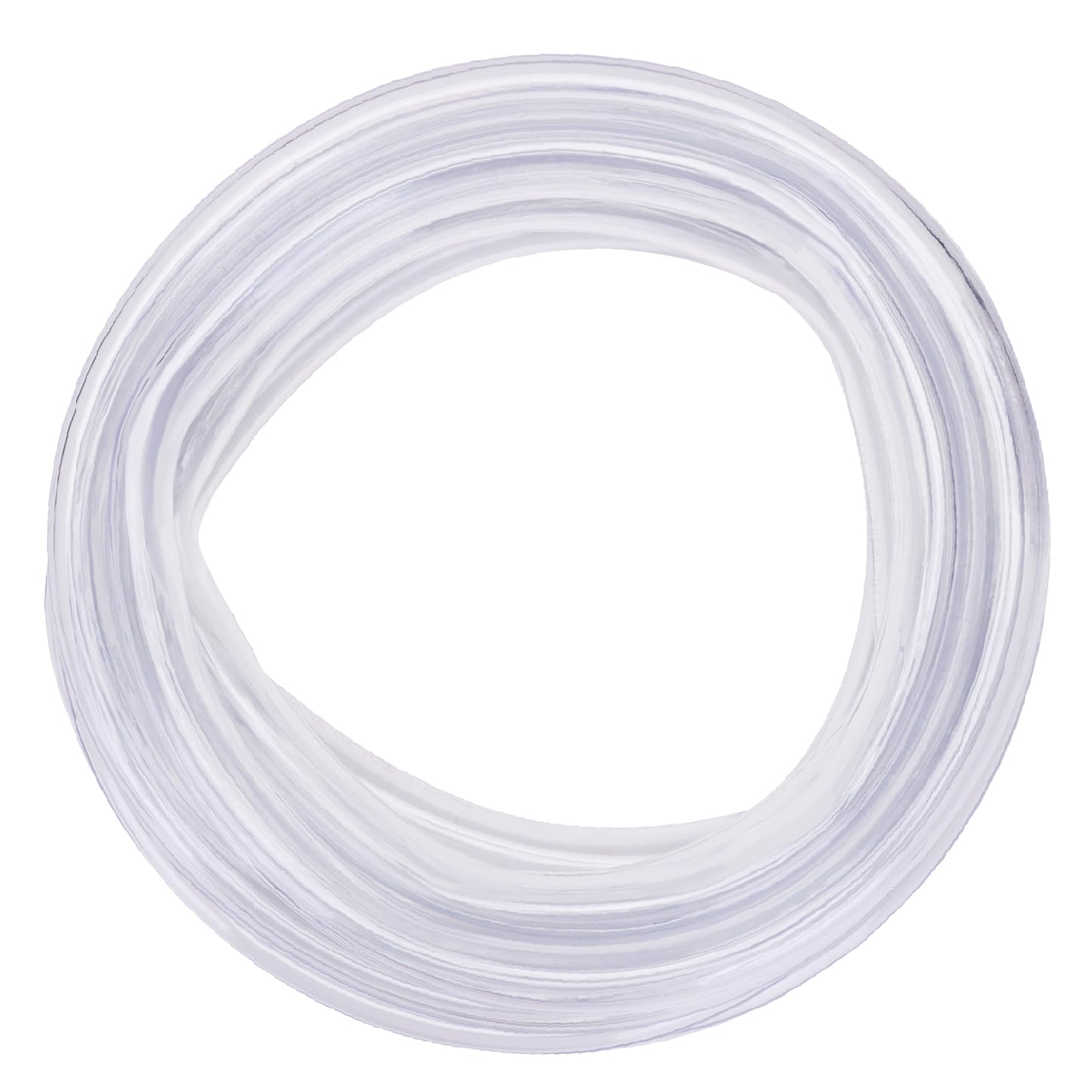 DERNORD Tuyau en PVC flexible en vinyle transparent de 3,8 cm de diamètre intérieur x 3,8 cm de diamètre extérieur de 7,6 m pour qualité alimentaire