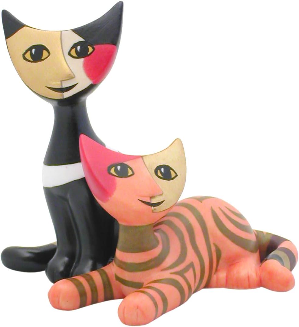 Goebel Chat Elia de L'Artiste Rosina Wachtmeister en Porcelaine génoise, 31 374 01 1, Multicolore