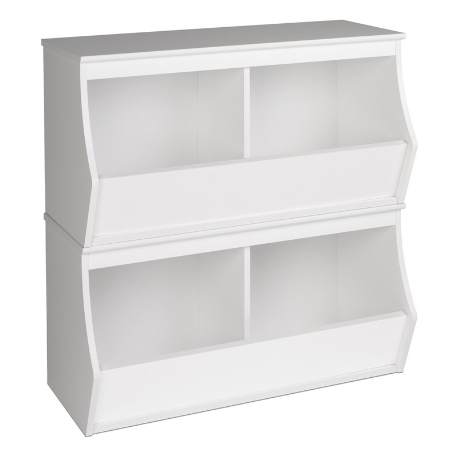 Snapklik.com : Prepac Monterey Traditional Stacked 4-Bin Storage Cubby ...