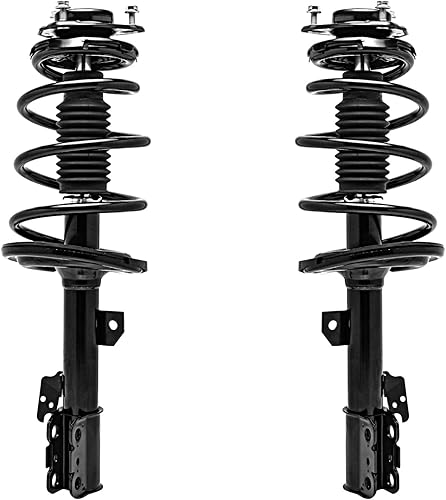 Miniatura 428 de Detroit Axle - Kit de suspensión delantera de 10 piezas para Chevy Aveo Aveo5 Pontiac G3 Wave 2 Ready Struts Assembly 2 Enlaces de barra